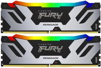 Оперативная память Kingston FURY Renegade Silver RGB [KF576C38RSAK2-32] 32 ГБ