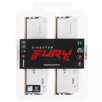 Оперативная память Kingston FURY Beast White RGB [KF552C40BWAK2-32] 32 ГБ