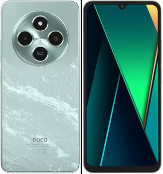 6.88 Смартфон POCO C75 128 ГБ зеленый