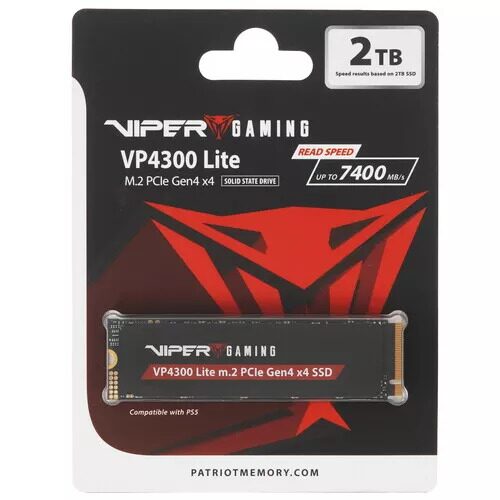 2000 ГБ M.2 NVMe накопитель Patriot Viper VP4300 Lite  [VP4300L2TBM28H]