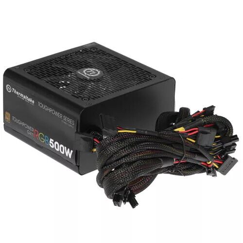 Блок питания Thermaltake Toughpower GX1 RGB 500W [TP-500AH2NKG] черный