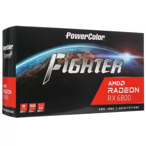 ВидеокартаPowerColorAMDRadeonRX6800Fighter[AXRX680016GBD6-3DHOC]_7_4736352