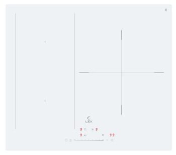Индукционная варочная поверхность LEX EVI 631A WH [CHPE000039]