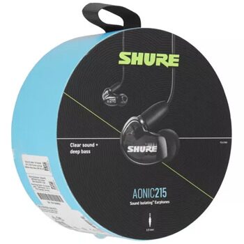 Проводные наушники Shure AONIC 215 черный [SE215DYBK+UNI]