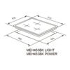 Электрическая варочная поверхность Meferi MEH453BK LIGHT