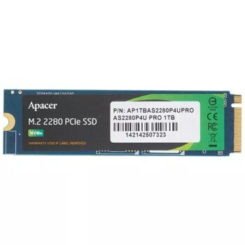 1000 ГБ M.2 NVMe накопитель Apacer AS2280P4U PRO  [AP1TBAS2280P4UPRO-1]