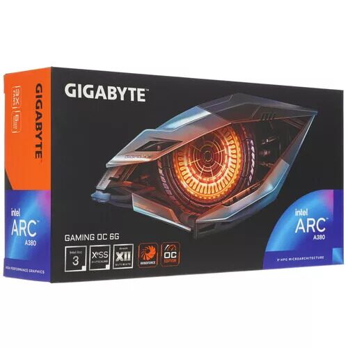 Видеокарта GIGABYTE Intel Arc A380 GAMING OC [GV-IA380GAMING OC-6GD]