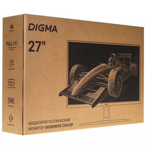 27 Монитор Digma Overdrive 27A510F черный [DM27VG01]