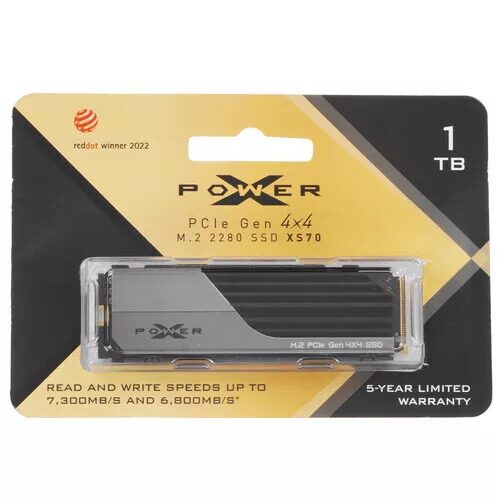 1000 ГБ M.2 NVMe накопитель SiliconPower XS70  [SP01KGBP44XS7005]