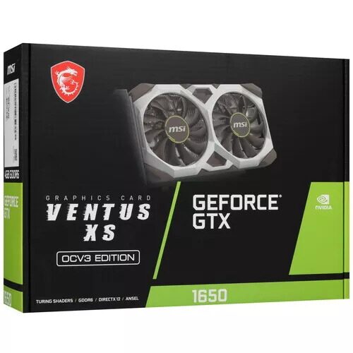 ВидеокартаMSIGeForceGTX1650D6VENTUSXSOCV3[GeForceGTX1650D6VENTUSXSOCV3]_4_5428793