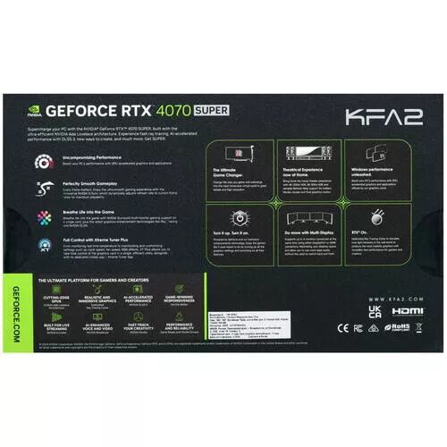 ВидеокартаKFA2GeForceRTX4070SUPERCOREBlack[47SOM7MDABCK]_9_5458147