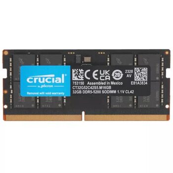 Оперативная память SODIMM Crucial [CT32G52C42S5] 32 ГБ