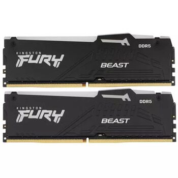 Оперативная память Kingston FURY Beast Black AMD RGB [KF552C36BBEAK2-64] 64 ГБ