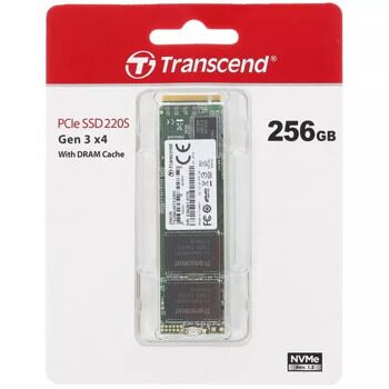 256 ГБ M.2 NVMe накопитель Transcend MTE220S  [TS256GMTE220S]