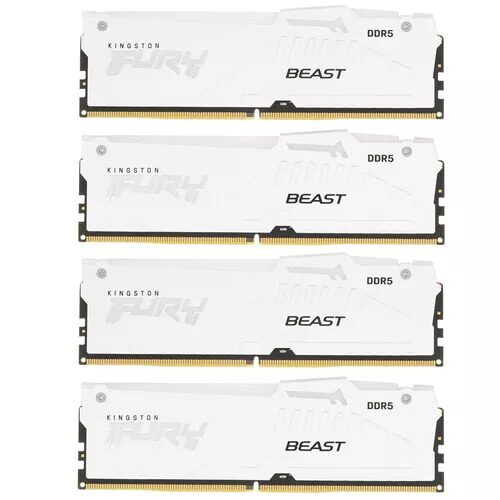 Оперативная память Kingston FURY Beast White RGB [KF560C40BWAK4-64] 64 ГБ