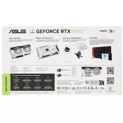 ВидеокартаASUSGeForceRTX4070DualWhiteOCEdition[DUAL-RTX4070-O12G-WHITE]_6_5428523