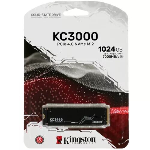 1024 ГБ M.2 NVMe накопитель Kingston KC3000  [SKC3000S/1024G]