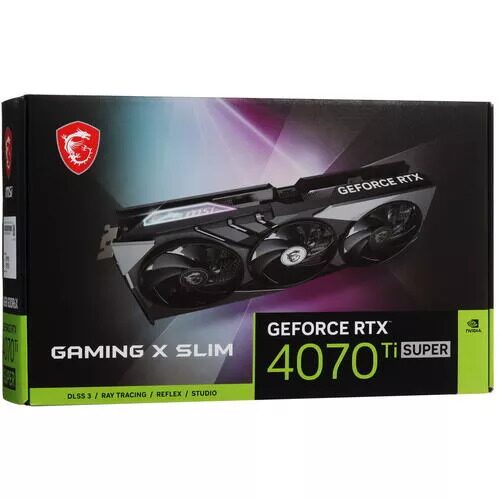 ВидеокартаMSIGeForceRTX4070TiSUPERGAMINGXSLIM[RTX4070TiSUPER16GGAMINGXSLIM]_6_5446754