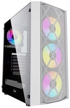 Корпус PowerCase Rhombus X4 White LED  [CMRMW-L4]