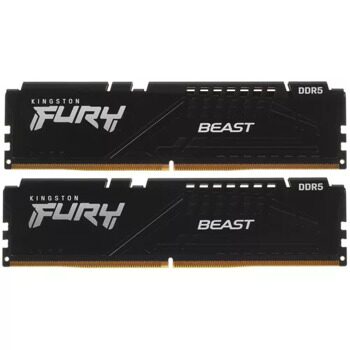 Оперативная память Kingston FURY Beast Black [KF556C40BBK2-16] 16 ГБ