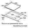 Индукционная варочная поверхность MAUNFELD CVI594BK [58983]