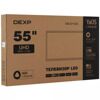 55 (139 см) LED-телевизор DEXP 55UCY3/G серый