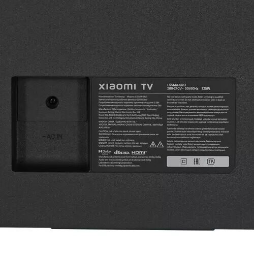 55 (140 см) LED-телевизор Xiaomi TV A Pro 55 2025 черный [L55MA-SRU]