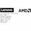 15.6 Ноутбук Lenovo IdeaPad Slim 3 15ABR8 серый [82XM00CJRK]