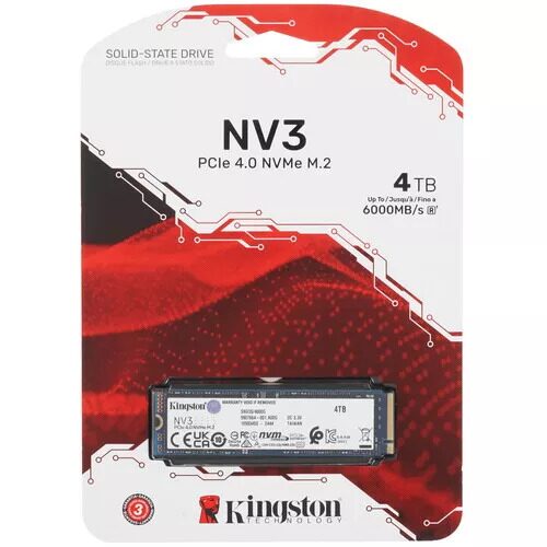 4000 ГБ M.2 NVMe накопитель Kingston NV3  [SNV3S/4000G]