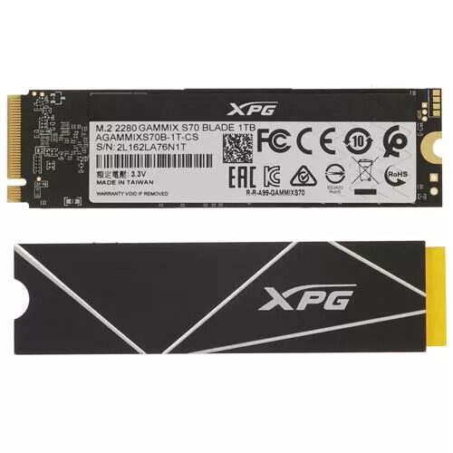 1000 ГБ M.2 NVMe накопитель ADATA XPG BLADE S70  [AGAMMIXS70B-1T-CS]