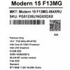 15.6 Ноутбук MSI Modern 15 F13MG-064XRU серый [9S7-15S121-064]