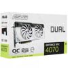 Видеокарта ASUS GeForce RTX 4070 Dual White OC Edition [DUAL-RTX4070-O12G-WHITE]