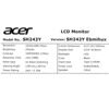 23.8 Монитор Acer SH242YEbmihux черный [UM.QS2EE.E13]