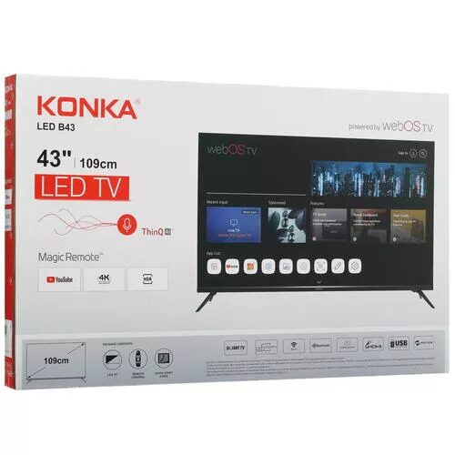 43(109см)LED-телевизорKonkaB43черный_6_5075266