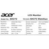 27 Монитор Acer SH272Ebmihux черный [UM.HS2EE.E21]
