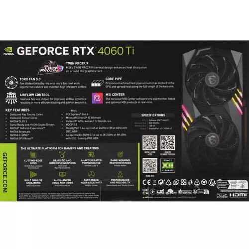 ВидеокартаMSIGeForceRTX4060TiGAMING[GeForceRTX4060TiGAMING8G]_3_5471902