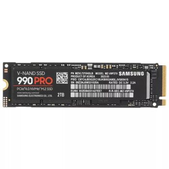 2000 ГБ M.2 NVMe накопитель Samsung 990 PRO  [MZ-V9P2T0BW]