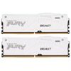 Оперативная память Kingston Fury Beast AMD RGB White [KF552C36BWEAK2-64] 64 ГБ