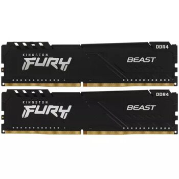 Оперативная память Kingston FURY Beast Black [KF426C16BBK2/16] 16 ГБ