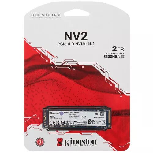 2000 ГБ M.2 NVMe накопитель Kingston NV2  [SNV2S/2000G]