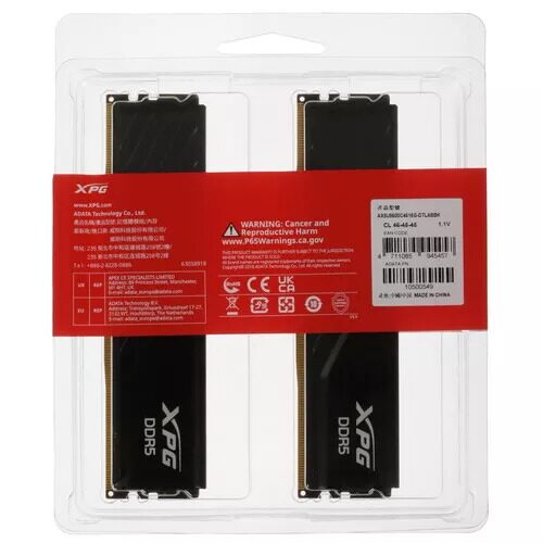 Оперативная память ADATA XPG Lancer Blade [AX5U5600C4616G-DTLABBK] 32 ГБ