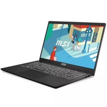 MSI Modern 15 H B13M-095XRU Intel Core i5 13420H 2100MHz/15.6/1920x1080/8GB/512GB SSD/Intel UHD Graphics/Wi-Fi/Bluetooth/DOS (9S7-15H411-095) Black