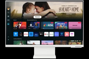 31.5 Монитор Samsung Smart M8 M80D UHD белый [LS32DM801UIXCI]