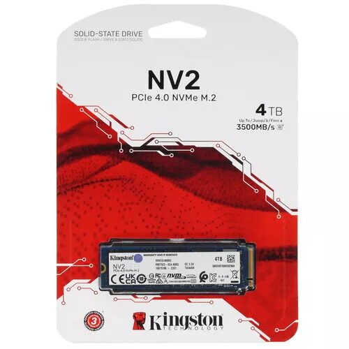 4000 ГБ M.2 NVMe накопитель Kingston NV2  [SNV2S/4000G]