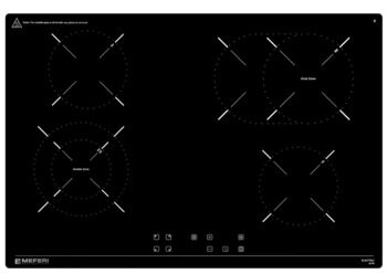 Электрическая варочная поверхность Meferi MEH754BK ULTRA
