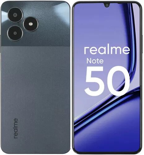 6.74 Смартфон realme Note 50 64 ГБ черный [631011001777]