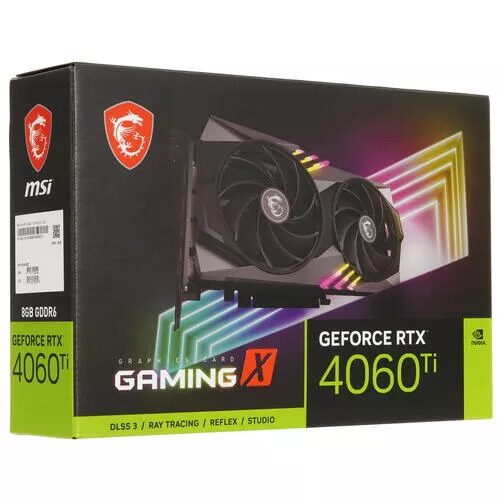 ВидеокартаMSIGeForceRTX4060TiGAMINGX[GeForceRTX4060TiGAMINGX8G]_8_5414640