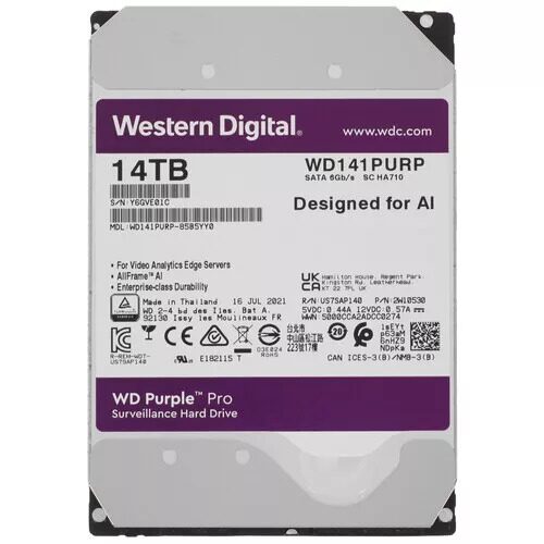 14 ТБ Жесткий диск WD Purple Pro [WD141PURP]