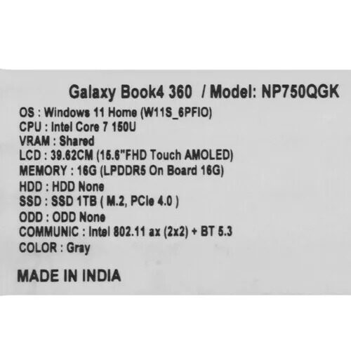 156НоутбукSamsungGalaxyBook4360NP750QGKсерый_6_5492372