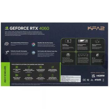 Видеокарта KFA2 GeForce RTX 4060 CORE Black [46NSL8MD9NXK]